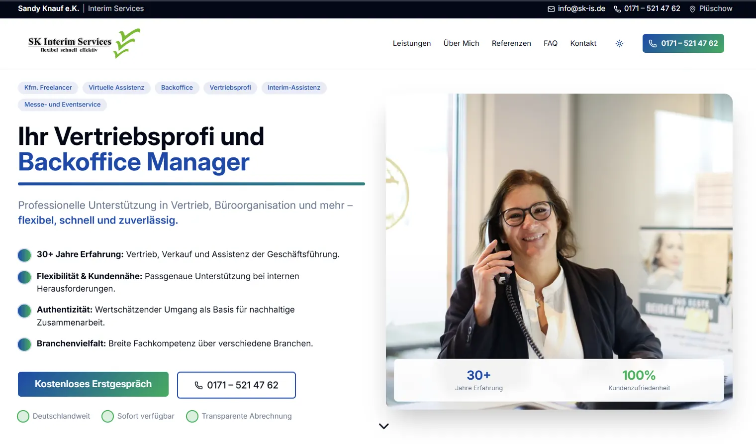 Capture d'écran du projet: SK-IS Solutions – Conseil aux entreprises